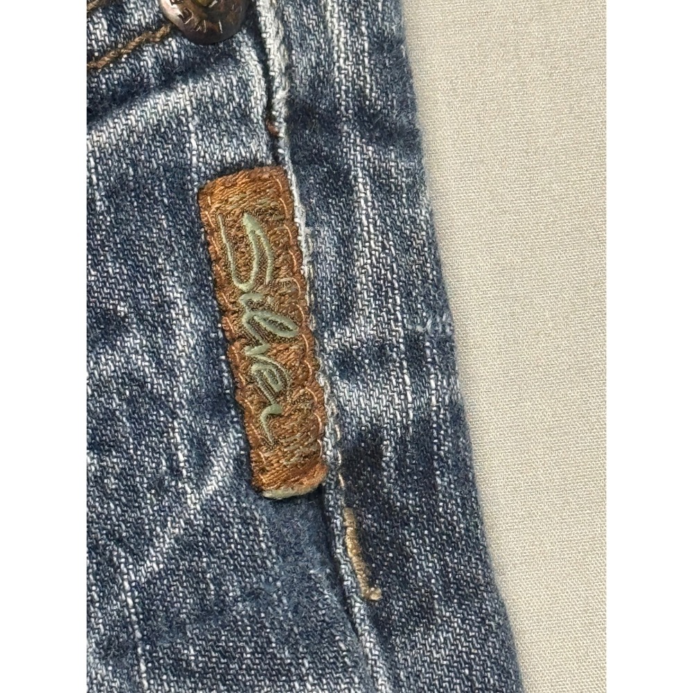 Silver Jeans Mirage Bootcut Medium Wash Low Rise Denim Blue 30/35 - Picture 2 of 10